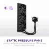 Mitu-ühes vedelikjahuti NZXT Kraken Plus 360 12 cm Must Fluid Dynamic Bearing