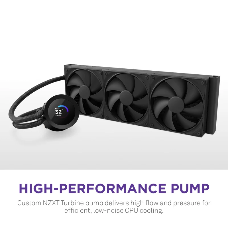 Mitu-ühes vedelikjahuti NZXT Kraken Plus 360 12 cm Must Fluid Dynamic Bearing