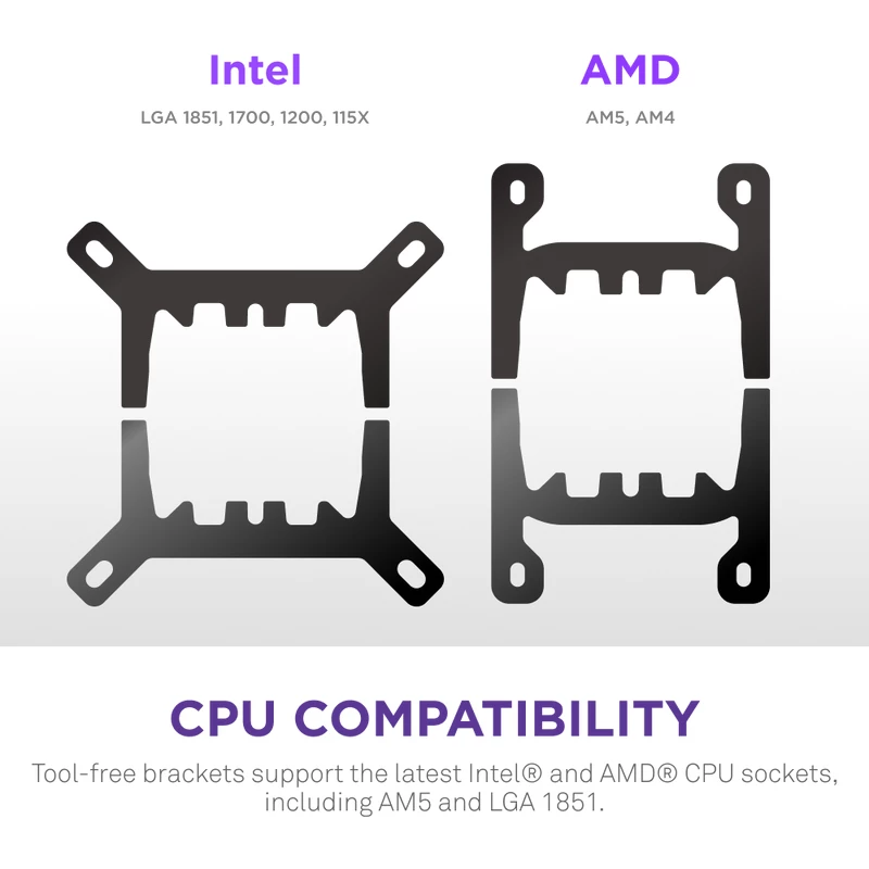Mitu-ühes vedelikjahuti NZXT Kraken Plus 360 12 cm Must Fluid Dynamic Bearing