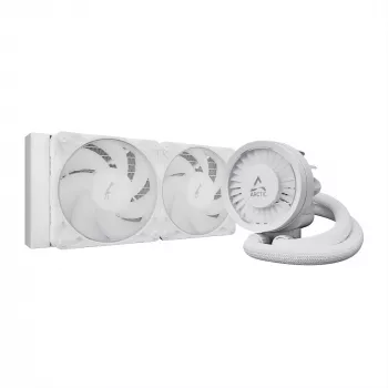 Kõik-ühes vedelik-CPU jahuti Arctic Liquid Freezer III Pro 240 A-RGB — 240 mm, 120 mm ventilaatorid, valge, LGA1700/AM4/AM5 ühilduv