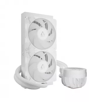 Kõik-ühes vedelik-CPU jahuti Arctic Liquid Freezer III Pro 240 A-RGB — 240 mm, 120 mm ventilaatorid, valge, LGA1700/AM4/AM5 ühilduv