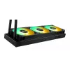 Mitmikvedelikjahutus ASUS TUF Gaming LC III 360 ARGB LCD — 360 mm radiaator, 3x 120 mm ventilaatorit, Socket AM5/AM4/LGA1700/LGA1200, Must