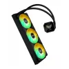 Mitmikvedelikjahutus ASUS TUF Gaming LC III 360 ARGB LCD — 360 mm radiaator, 3x 120 mm ventilaatorit, Socket AM5/AM4/LGA1700/LGA1200, Must