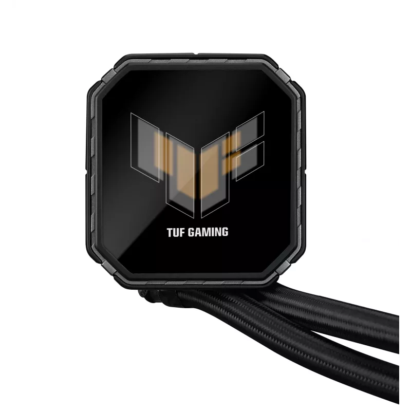 Mitmikvedelikjahutus ASUS TUF Gaming LC III 360 ARGB LCD — 360 mm radiaator, 3x 120 mm ventilaatorit, Socket AM5/AM4/LGA1700/LGA1200, Must
