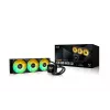 Mitmikvedelikjahutus ASUS TUF Gaming LC III 360 ARGB LCD — 360 mm radiaator, 3x 120 mm ventilaatorit, Socket AM5/AM4/LGA1700/LGA1200, Must