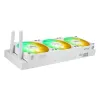 Vedelikjahutuskomplekt ASUS TUF Gaming LC III 360 ARGB LCD Valge Edition — 360 mm radiaator, 3×120 mm PWM ventilaatorit, LCD-ekraan, Valge