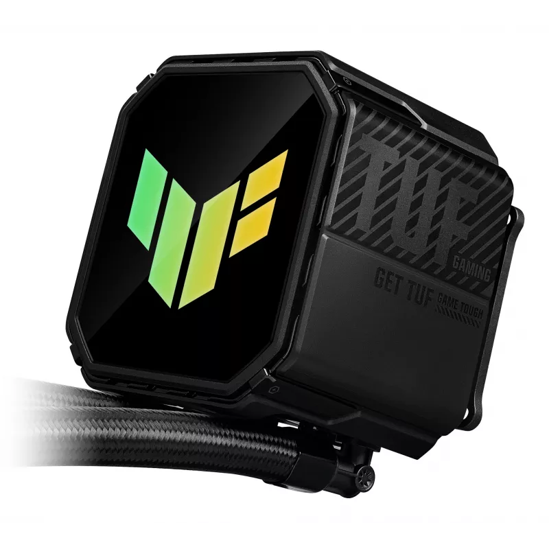 Vedelikjahutuse komplekt ASUS TUF GAMING LC III 360 ARGB — 120 mm ventilaatorid, toetab AM4/LGA1200/LGA1700/AM5, Must