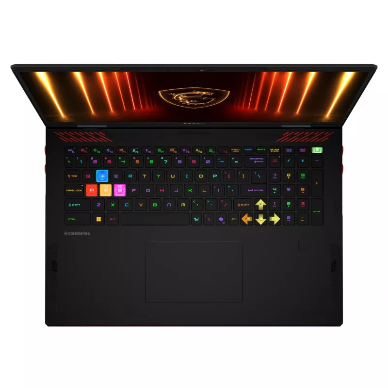 Sülearvuti MSI Raider 18 HX AI A2XWJG 18 tolli Intel Core Ultra 9 285HX 64GB 4TB NVIDIA GeForce RTX 5090 Windows 11 Pro