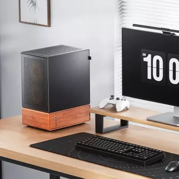 PC-korpus Jonsbo T7 Midi-Tower mATX karastatud klaas must