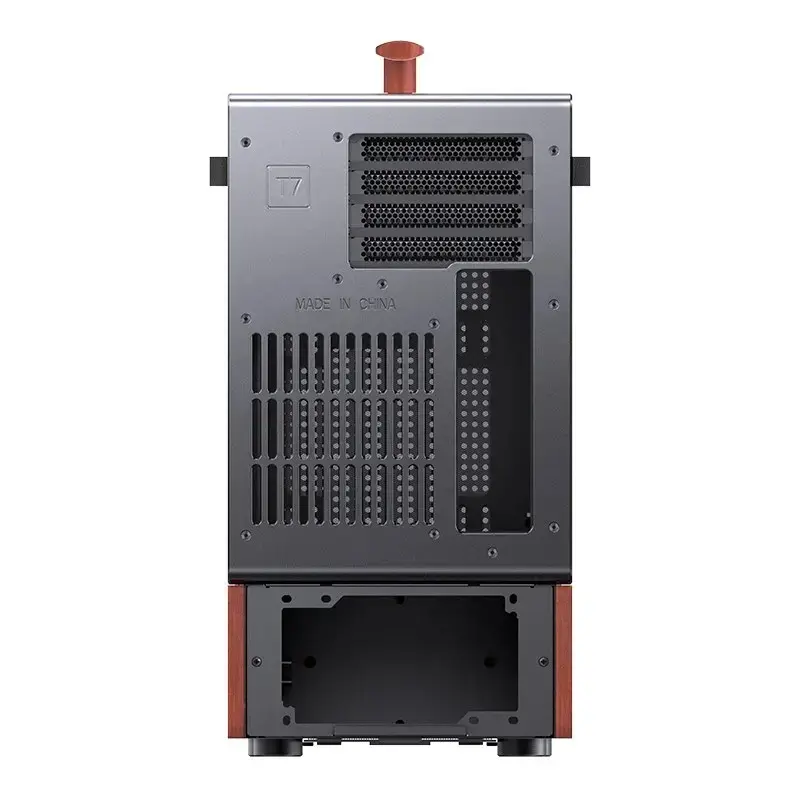PC-korpus Jonsbo T7 Midi-Tower mATX karastatud klaas must