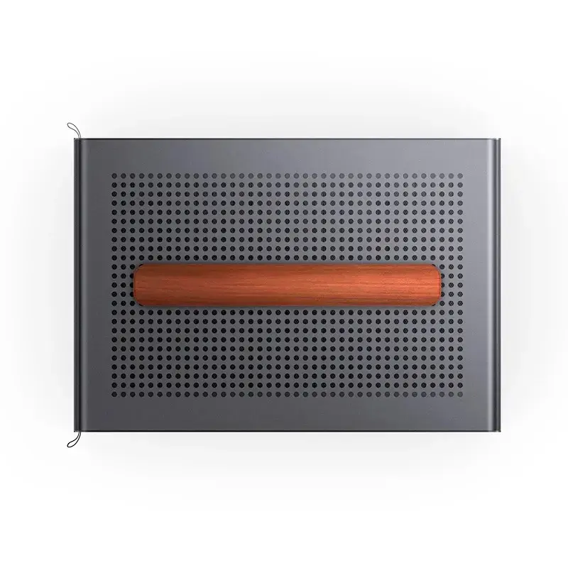 PC-korpus Jonsbo T7 Midi-Tower mATX karastatud klaas must