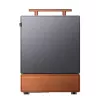 PC-korpus Jonsbo T7 Midi-Tower mATX karastatud klaas must