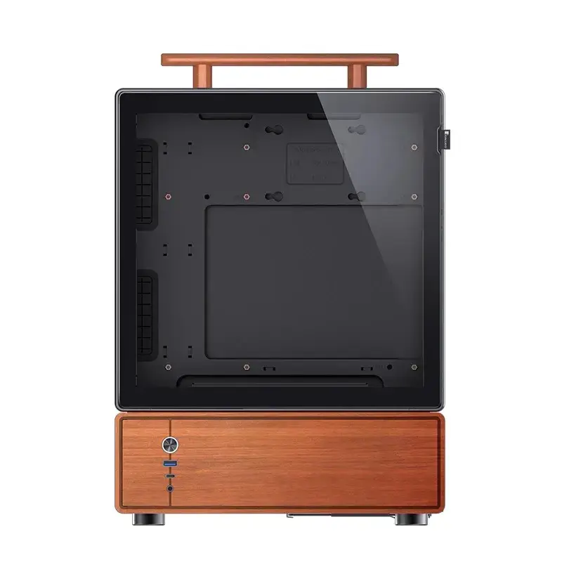 PC-korpus Jonsbo T7 Midi-Tower mATX karastatud klaas must