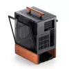 PC-korpus Jonsbo T7 Midi-Tower mATX karastatud klaas must