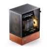 PC-korpus Jonsbo T7 Midi-Tower mATX karastatud klaas must