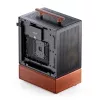 PC-korpus Jonsbo T7 Midi-Tower mATX karastatud klaas must