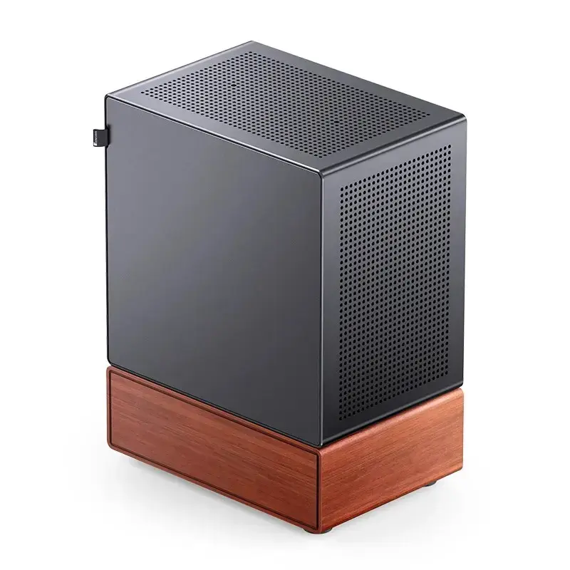 PC-korpus Jonsbo T7 Midi-Tower mATX karastatud klaas must