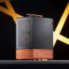 PC-korpus Jonsbo T7 Midi-Tower mATX karastatud klaas must