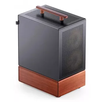 PC-korpus Jonsbo T7 Midi-Tower mATX karastatud klaas must