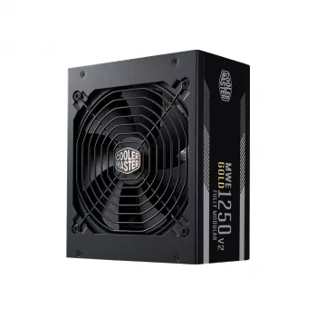 COOLER MASTER toiteplokk Mwe 1250 V2 Gold täismodulaarne 1250 W ATX must