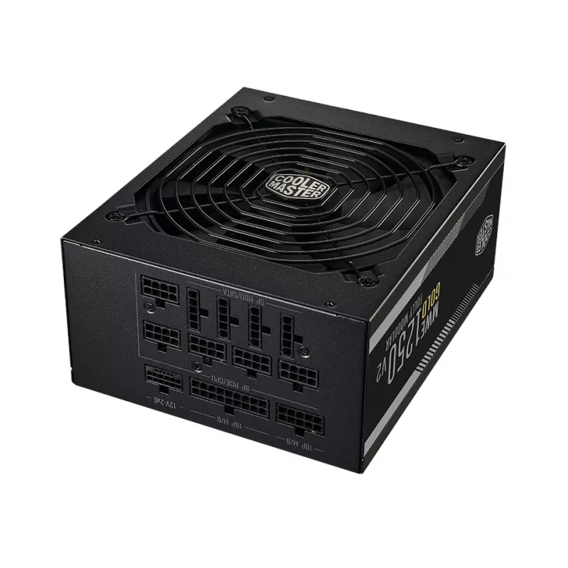 COOLER MASTER toiteplokk Mwe 1250 V2 Gold täismodulaarne 1250 W ATX must