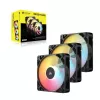 Jahutusventilaator CORSAIR RS120-R ARGB 120mm 3-pack, 120 mm, ARGB valgustus, 3 ventilaatorit