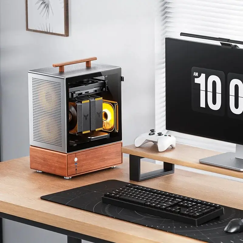 PC Case Jonsbo T7 Midi Tower mATX Tempered Glass Silver