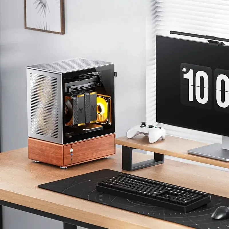PC Case Jonsbo T7 Midi Tower mATX Tempered Glass Silver