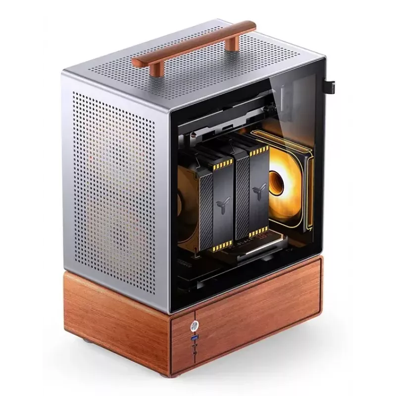 PC Case Jonsbo T7 Midi Tower mATX Tempered Glass Silver