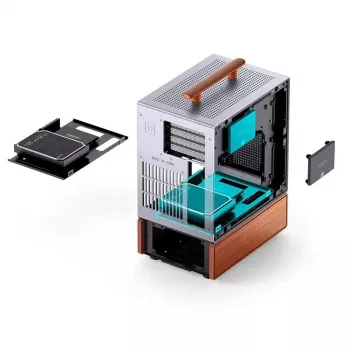 PC Case Jonsbo T7 Midi Tower mATX Tempered Glass Silver