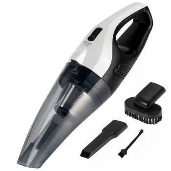 Autotolmuimeja Adler AD 7059 — 12 V, 5500 Pa imemisvõimsus, 3600 mAh aku, 0,45 L tolmukotita, pestav filter, 5 m juhe, 610 g