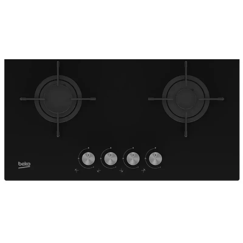 Beko HILG 64220 S pliit Must sisseehitatud Gaas 4 tsooni