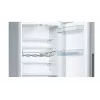 Bosch Serie 4 KGV33VLEA külmik-sügavkülmik — Eraldiseisev roostevaba teras, 289 L kogumaht (195 L külmik / 94 L sügavkülmik), E klass, 176 cm