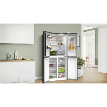 Bosch Serie 4 KMC85LBEA külmik-sügavkülmik, eraldiseisev, 547 l, must