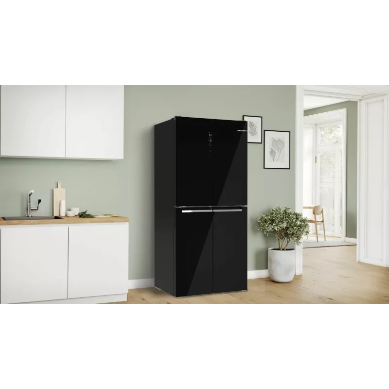 Bosch Serie 4 KMC85LBEA külmik-sügavkülmik, eraldiseisev, 547 l, must