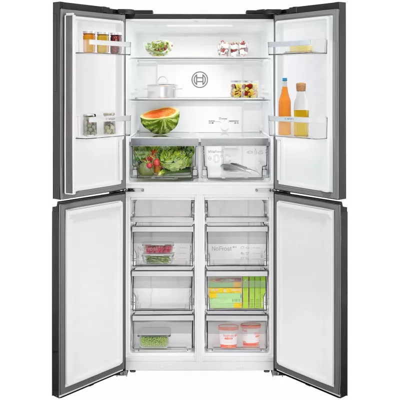 Bosch Serie 4 KMC85LBEA külmik-sügavkülmik, eraldiseisev, 547 l, must