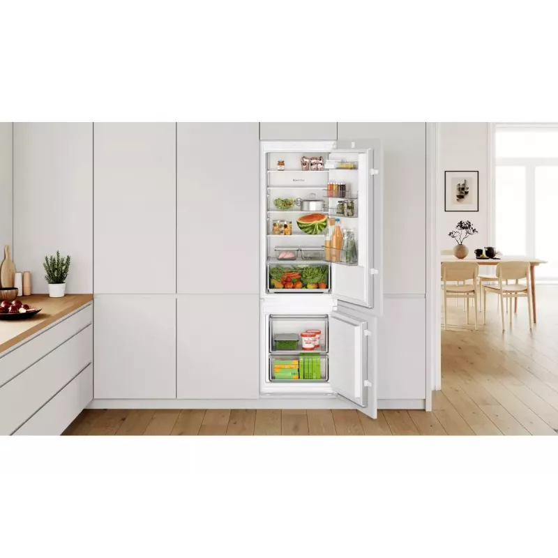 Bosch Serie 2 KIV87NSE0 külmik-sügavkülmik sisseehitatav 270 L valge
