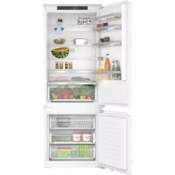 Sisseehitatav külmik-sügavkülmik Bosch Serie 4 KBN96VFE0, kogumaht 383 l, külmik 285 l / sügavkülmik 98 l, sügavkülmik all, pööratavad uksed, valge