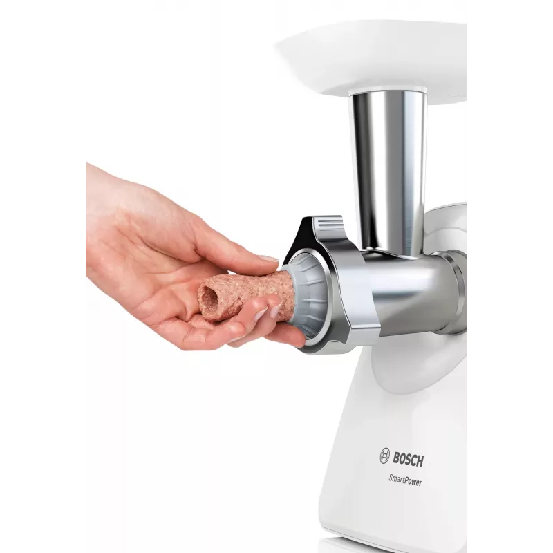 Bosch MFW2520W hakklihamasin 1500 W Roostevaba teras, valge