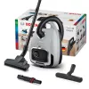 Silindertolmuimeja Bosch Serie 6 BGB6X330 — 600 W, HEPA 13, 4 L tolmukott, kõvadele põrandatele ja vaipadele, 6 kg, hall/must