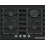 Bosch Serie 4 PNP6B6K40 pliit Must Sisseehitatav 60 cm Gaas 4 tsooni