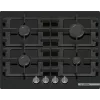 Bosch Serie 4 PNP6B6K40 pliit Must Sisseehitatav 60 cm Gaas 4 tsooni