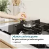 Sisseehitatud gaasipliit Bosch PCH6A5I90 — 60 cm, roostevaba teras, 4 gaasitsooni + 1 wok, Flame Select, malmist restid