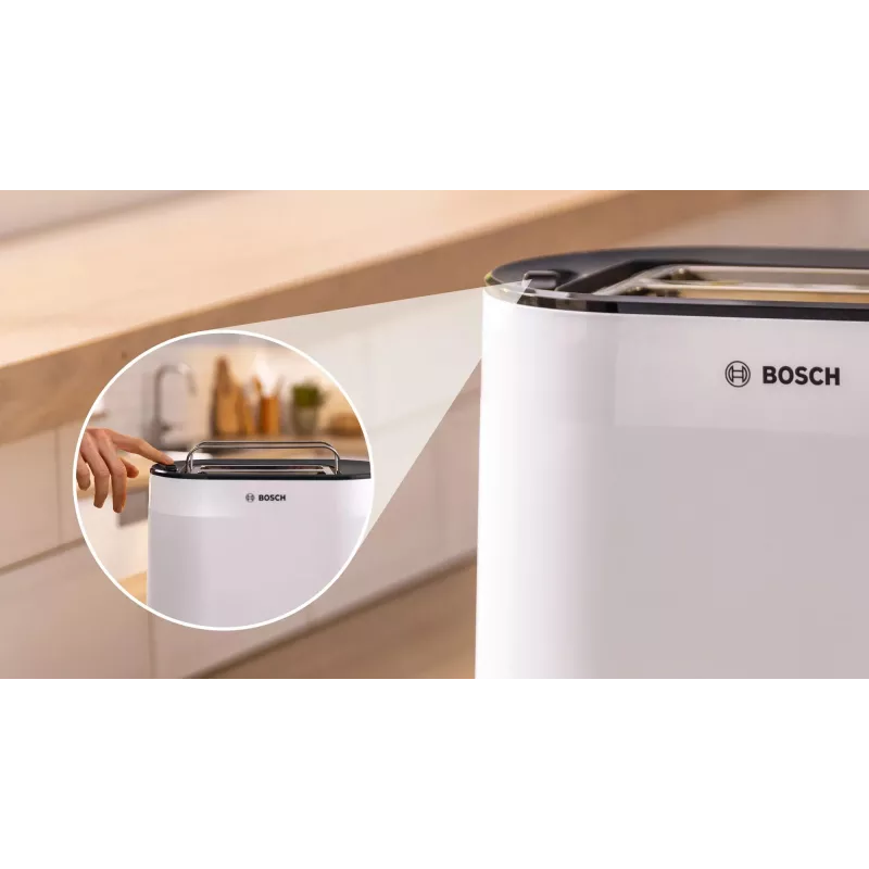 Bosch TAT2M121 röster 6 2 viilule 950 W valge