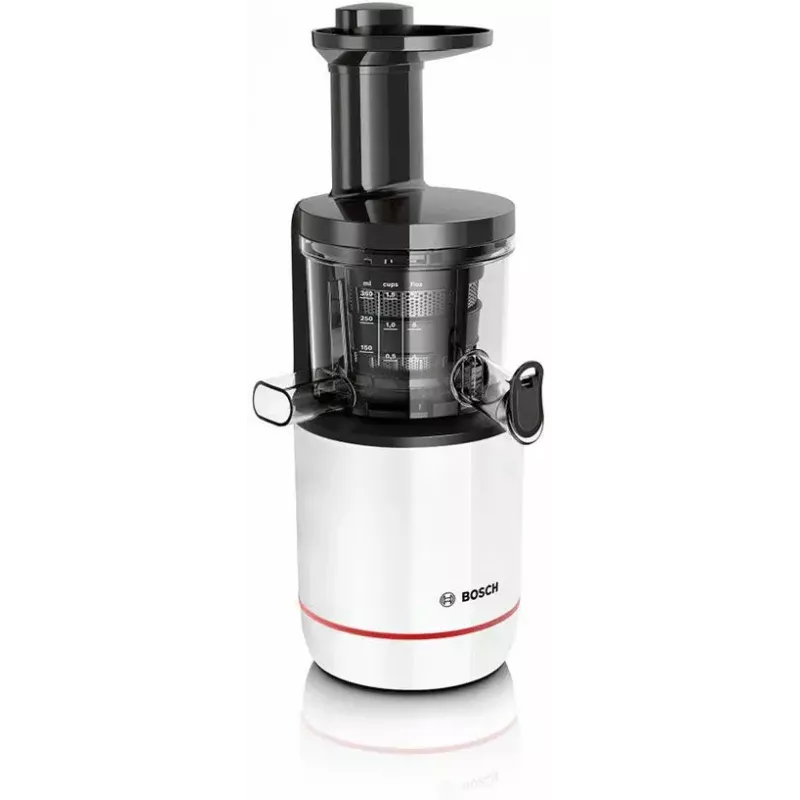 Aeglane mahlapress Bosch MESM500W — 150 W mootor, 1 L mahlakann, kompaktne 152×152×427 mm, valge/must