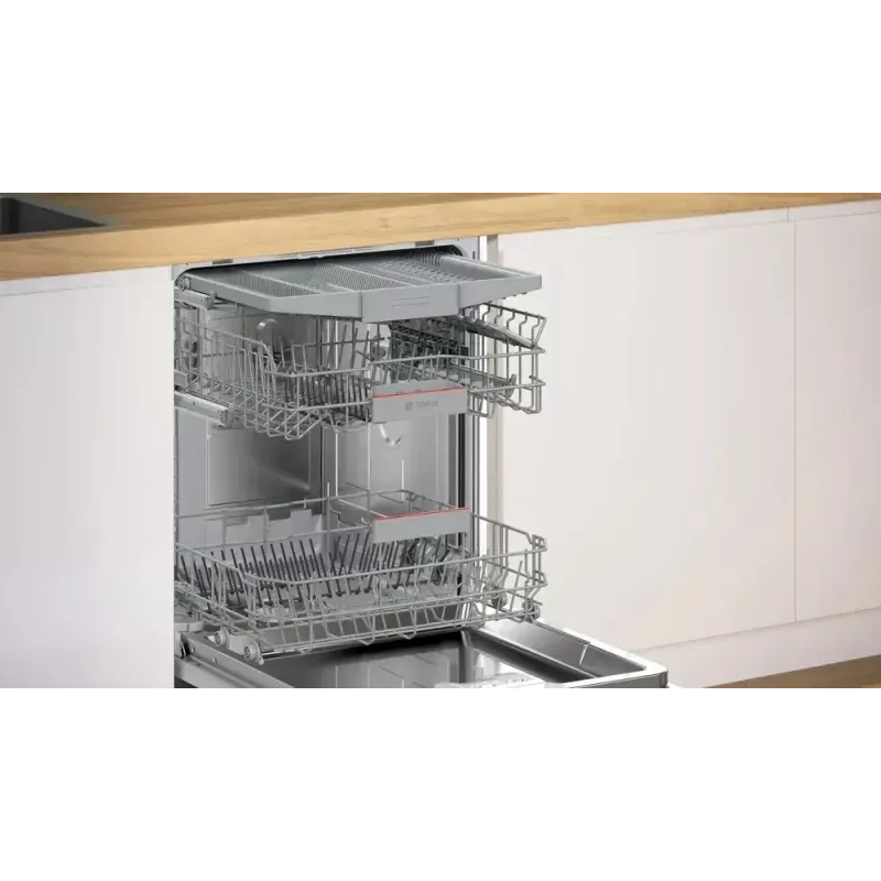 Täissüsteemi sisseehitatav nõudepesumasin Bosch SMI4EVS04E, täissuuruses 60 cm, 13 komplekti, energiaklass D, 6 programmi, Wi‑Fi, 46 dB