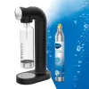 Soda maker BRITA sodaONE Must Silver — saturator, 60 L performance, BPA-free, 450×129×240 mm