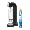 Soda maker BRITA sodaONE Must Silver — saturator, 60 L performance, BPA-free, 450×129×240 mm