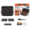 Cosori Dual Blaze Twinfry Chef Edition Topelt 10 L eraldiseisev 2800 W kuumaõhufritüür Tumehall, Roosikuld