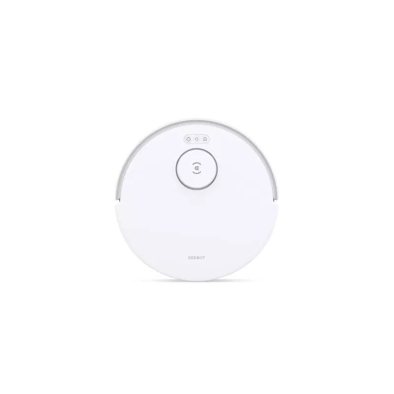 Robot tolmuimeja Ecovacs Deebot N20 Plus — kotita 0,4 L tolmumahuti, 0,22 L veepaak, 5200 mAh, 300 min, 96 mm kõrgus, valge